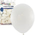 Standard White Latex Balloons 30cm (12") 100pk - Party Owls