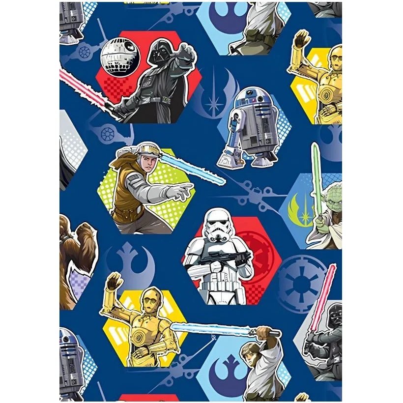 Star Wars Gift Wrap 1 Sheet Folded - Party Owls