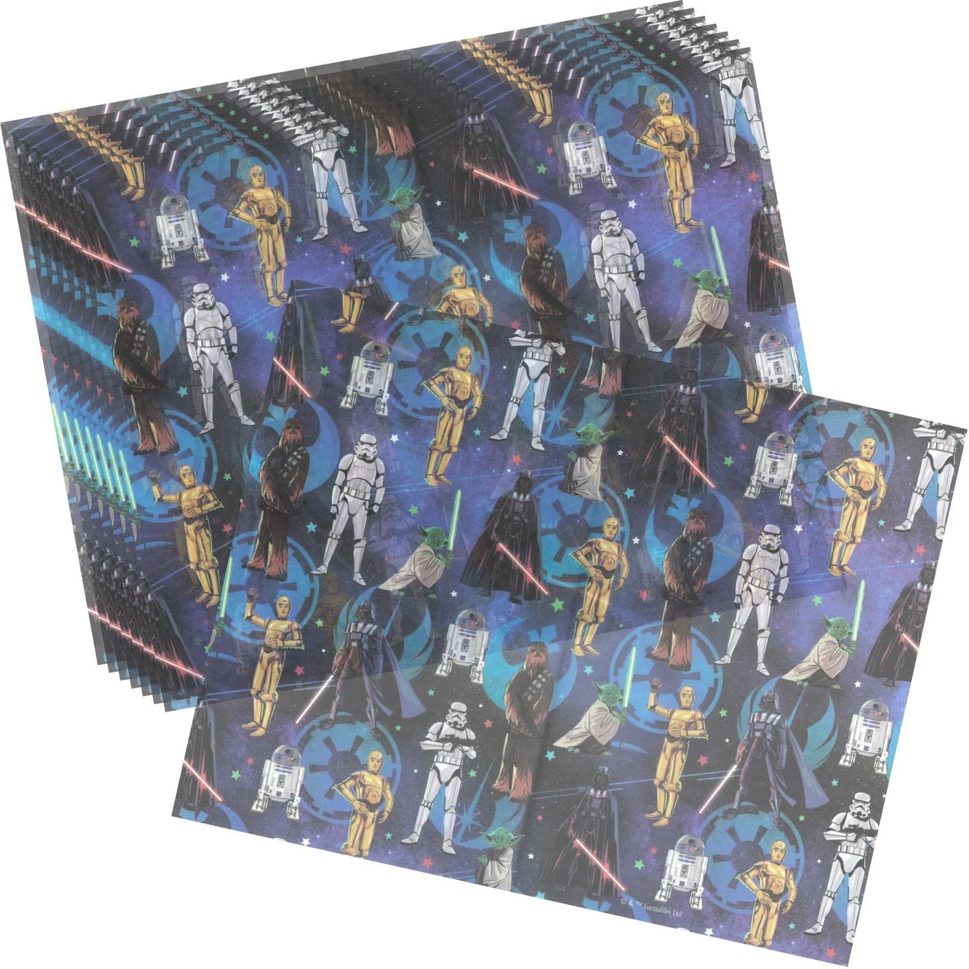 Star Wars Grease Proof Papers 8pk May The Force Be With You - Party Owls