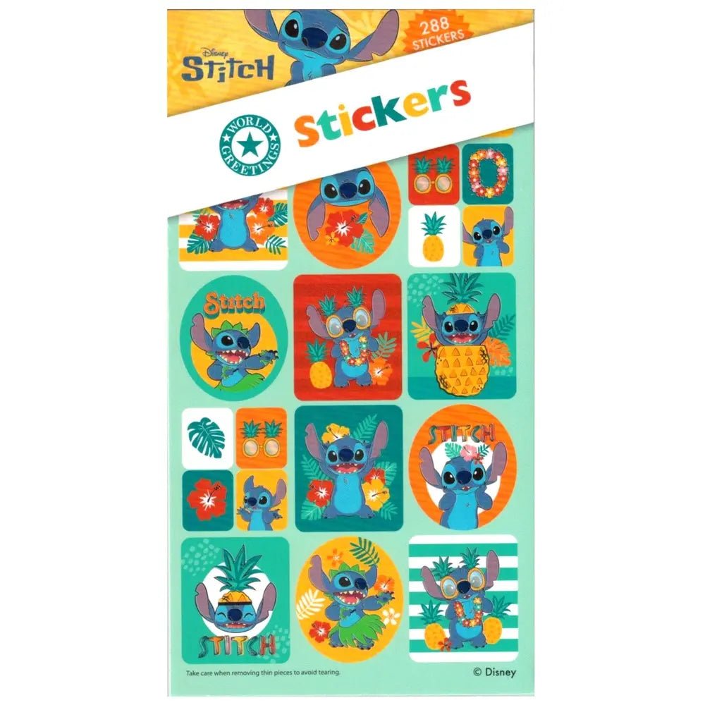 Stitch Sticker Book 288pk (12 Sheets) - Party Owls