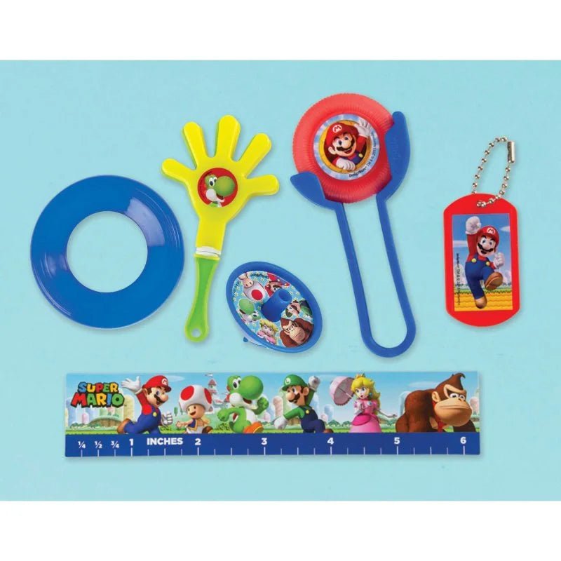 Super Mario Bros. Mega Mix Favours 48pcs Value Pack - Party Owls