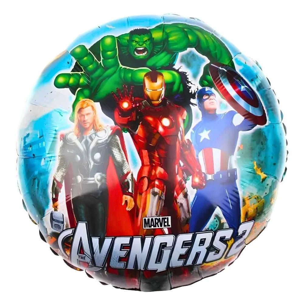 Superheroes Foil Balloon 45cm (18") Round - Party Owls