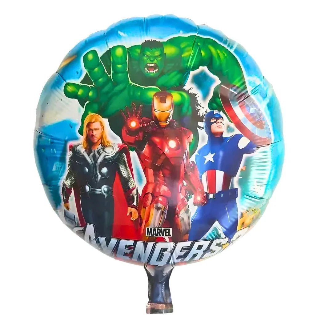 Superheroes Foil Balloon 45cm (18") Round - Party Owls