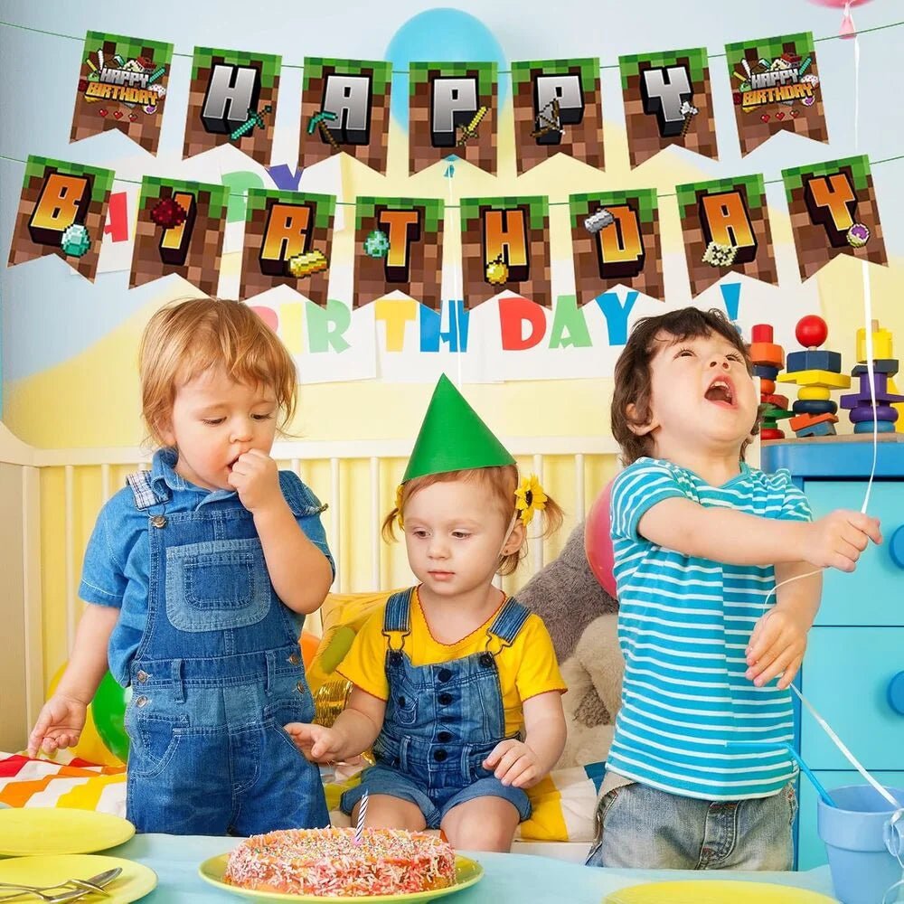 TNT Happy Birthday Bunting Flags 15pcs - Party Owls