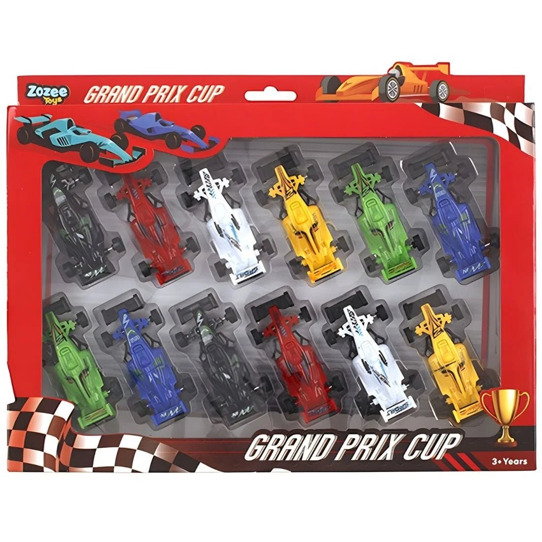Toy F1 Racing Cars 7cm 12pcs Assorted - Party Owls