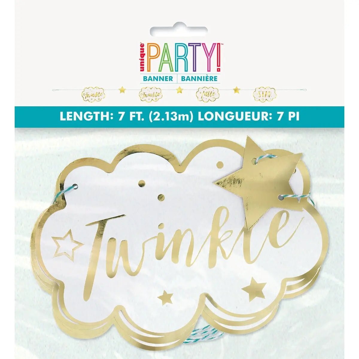 Twinkle Little Star Paper Garland 2.13M (7') - Party Owls