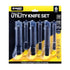 Utility Knives Set 6pk Clear Craft Box Cutters Tools - Party Owls