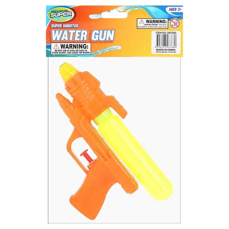 Water Guns 3pcs 19cm Shooters Assorted Colours - Party Owls