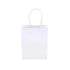 White Kraft Paper Party Bags 3pk 15cm x 12cm x 6cm - Party Owls