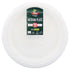 White Large Round Sugarcane Plates 23cm (9") 50pcs - Party Owls