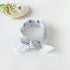 White Paisley Bandana Head Wrap Neck Scarf Mask - Party Owls