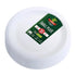 White Small Round Sugarcane Plates 18cm (7") 50pcs - Party Owls