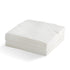 White Solid Colour Beverage Napkins 50pk Small Serviettes - Party Owls