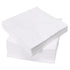 White Solid Colour Beverage Napkins 50pk Small Serviettes - Party Owls