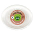 White Sugarcane Oval Plates 30 x 23cm 6pcs Eco Friendly Solid Colour - Party Owls
