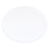White Sugarcane Oval Plates 31.5 x 25.5cm 30pcs Eco Friendly - Party Owls
