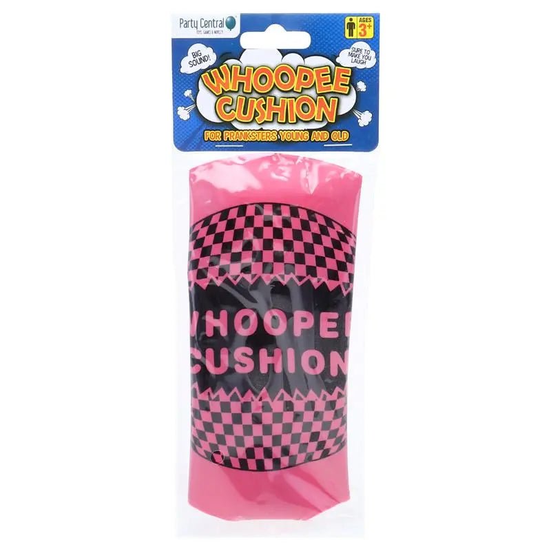 Whoopee Cushion 16cm Pink Gags Tricks Pranks - Party Owls