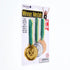 Winner Medals With Ribbon 3pcs Gold Silver Bronze - Party Owls