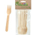 Wooden Forks 155mm 10pk Cutlery Pack - Party Owls