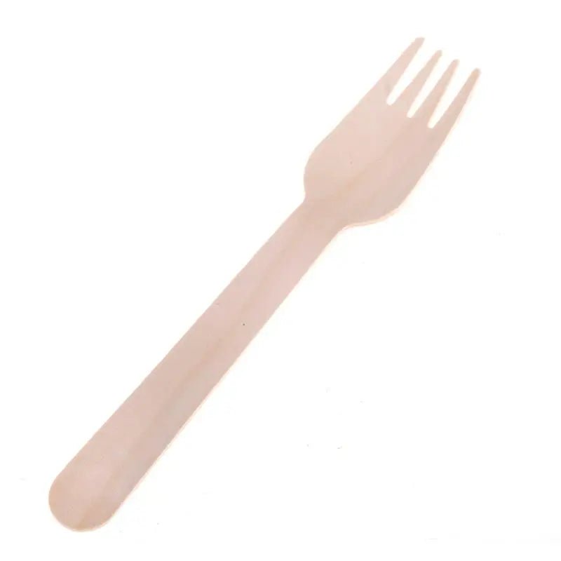 Wooden Forks 50pk Cutlery Pack - Party Owls