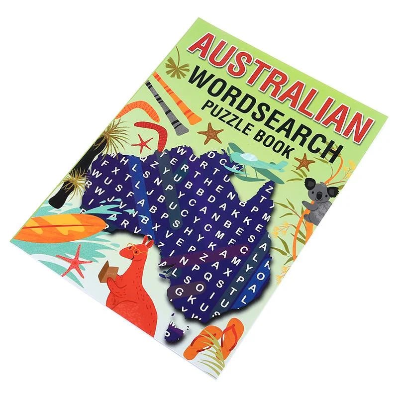 Word Search Puzzle Book 48 - Page 270mm x 195mm Australian Theme - Party Owls
