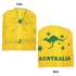 Yellow Australian Kangaroo Cape Aussie Australia Day - Party Owls
