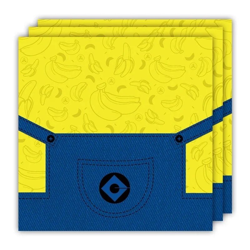 Yellow Cartoon Figure Lunch Napkins 20pcs - Party Owls