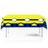 Yellow Cartoon Figure Plastic Table Cover 180cm x 108cm - Party Owls