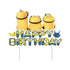 Yellow Cartoon Figures Cake Topper 14.5cm - Party Owls