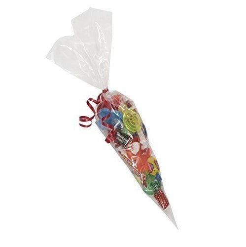 Cone Cello Bags 25pk Clear 38cm x 16.5cm (15" x 6.5") 61997 - Party Owls