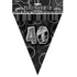 Glitz Black And Silver 40th Birthday Bunting Flag Banner 3.6M (12') 55315 - Party Owls