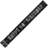 Glitz Black And Silver Happy 50th Birthday Foil Banner 3.6M (12') 90136 - Party Owls