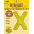 86CM (34") Gold Letter X Giant Jumbo Alphabet Helium Foil Balloon 43183 - Party Owls