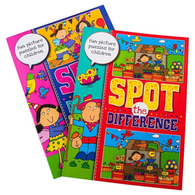 Activity Books 2pk 32PG A4 Spot The Difference 245031 - Party Owls
