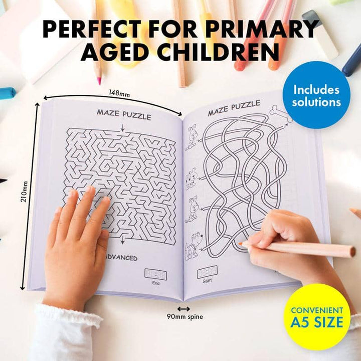 4 Activity Books Sudoku Puzzles Word Search Maze - Party Owls