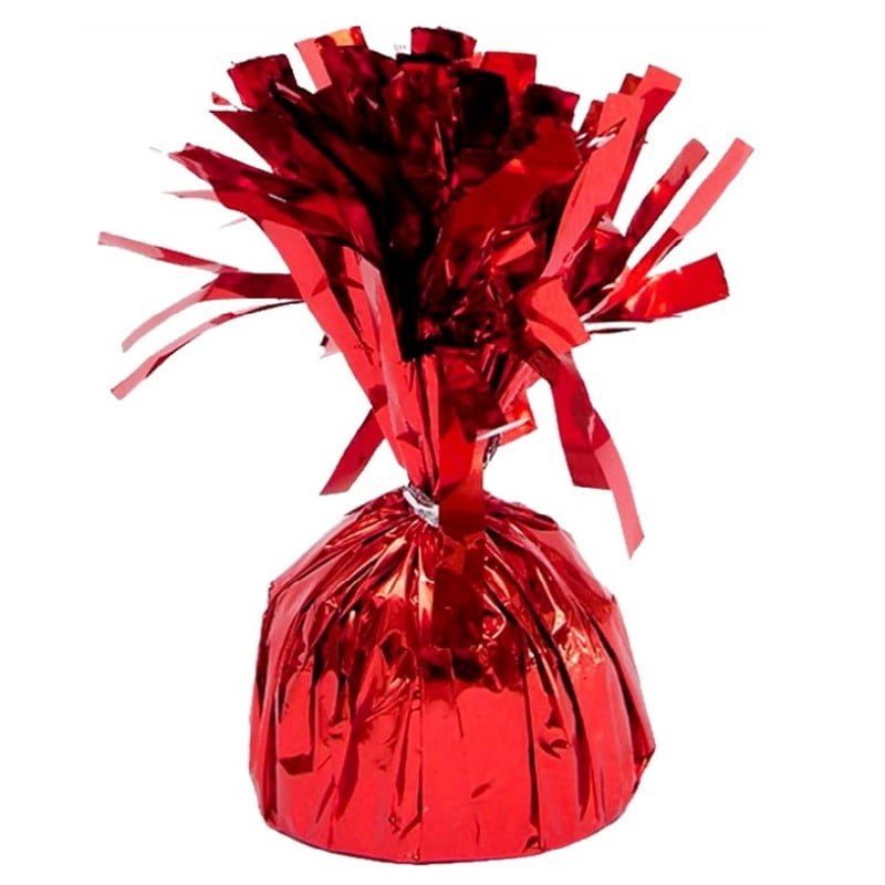 Balloon Weights 6pk Red Foil 4942 - Party Owls