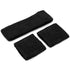 Black 80'S Cotton Wristbands Headband Sweatbands Set 14900-01 - Party Owls