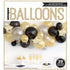 Black Gold Silver Star Balloon Garland Arch Kit 29PCS - Party Owls
