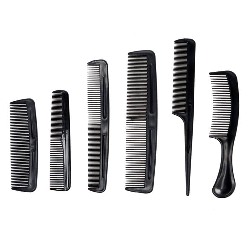 Black Plastic Comb Set 6pk - Party Owls