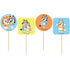 Bluey Cupcake Picks 24pk 8837174 - Party Owls