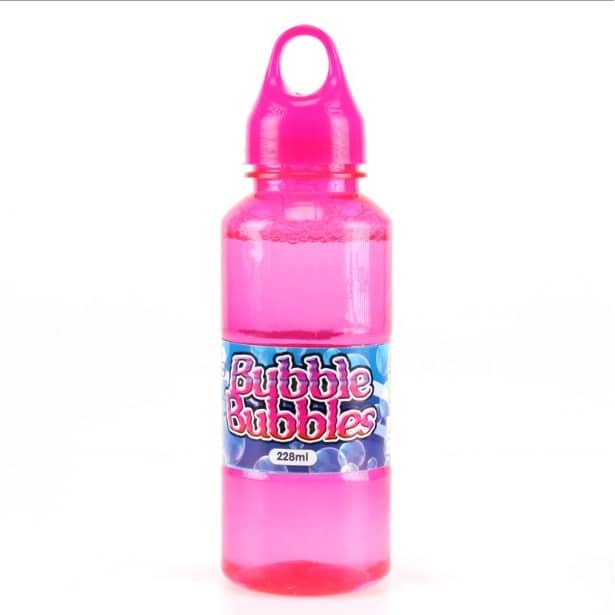 Bubble Solution 228ml 1pc Pink Blue Yellow Green Colour - Party Owls