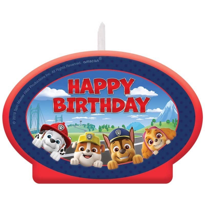 PAW Patrol Adventures Birthday Candle 11CM 172441 - Party Owls