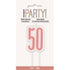 Candle "50" Rose Gold 50th Birthday Numeral Candle 84986 - Party Owls