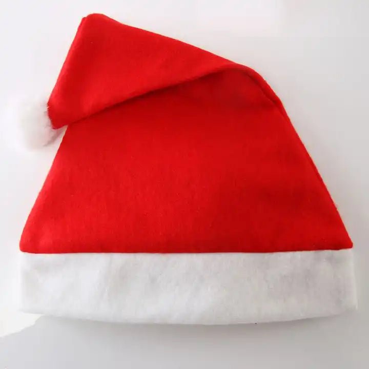 Christmas Felt Santa Hat - Red - Party Owls