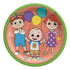 CoComelon Small Paper Plates 17CM (7") 8pk  - Party Owls