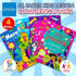 Colouring Books 4pk 56PG Princess Mermaid Unicorn Llama - Party Owls