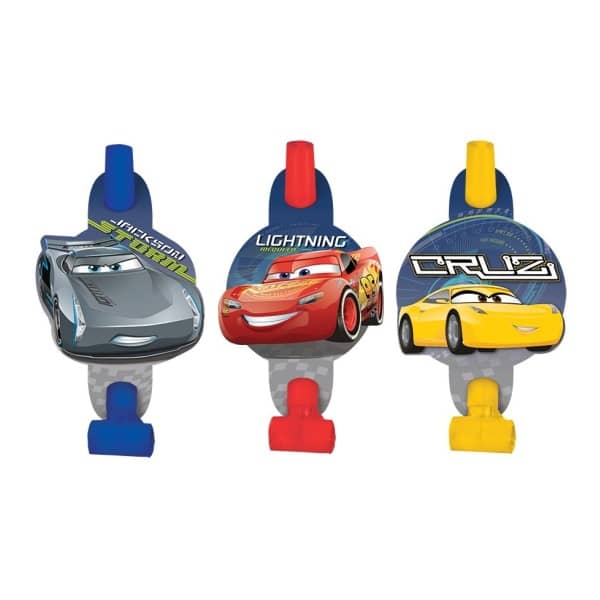 Disney Cars 3 Party Blowouts 8pk Party Favours - Party Owls