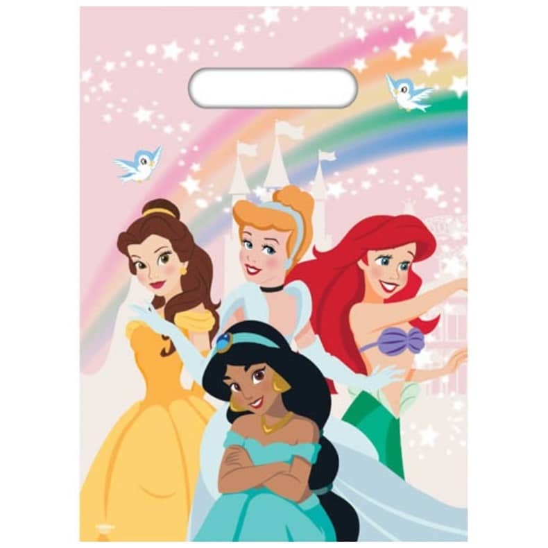 Disney Princess Party Bags 8pk - Party Owls