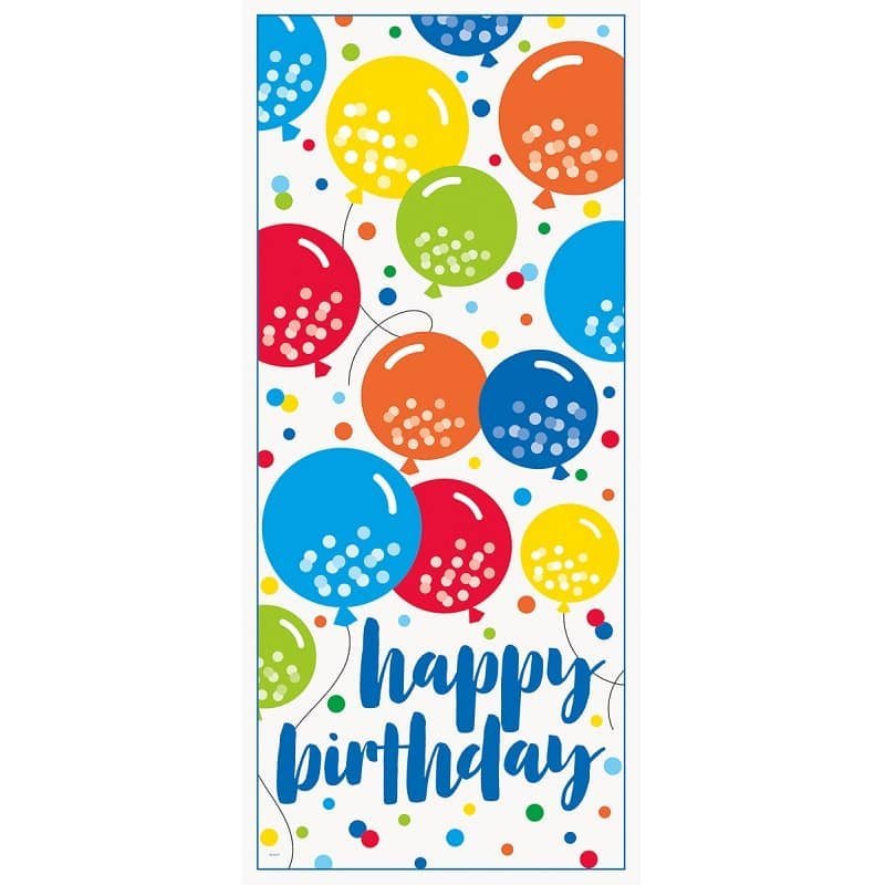 Birthday Balloon Cheer Plastic Door Poster 62996 - Party Owls