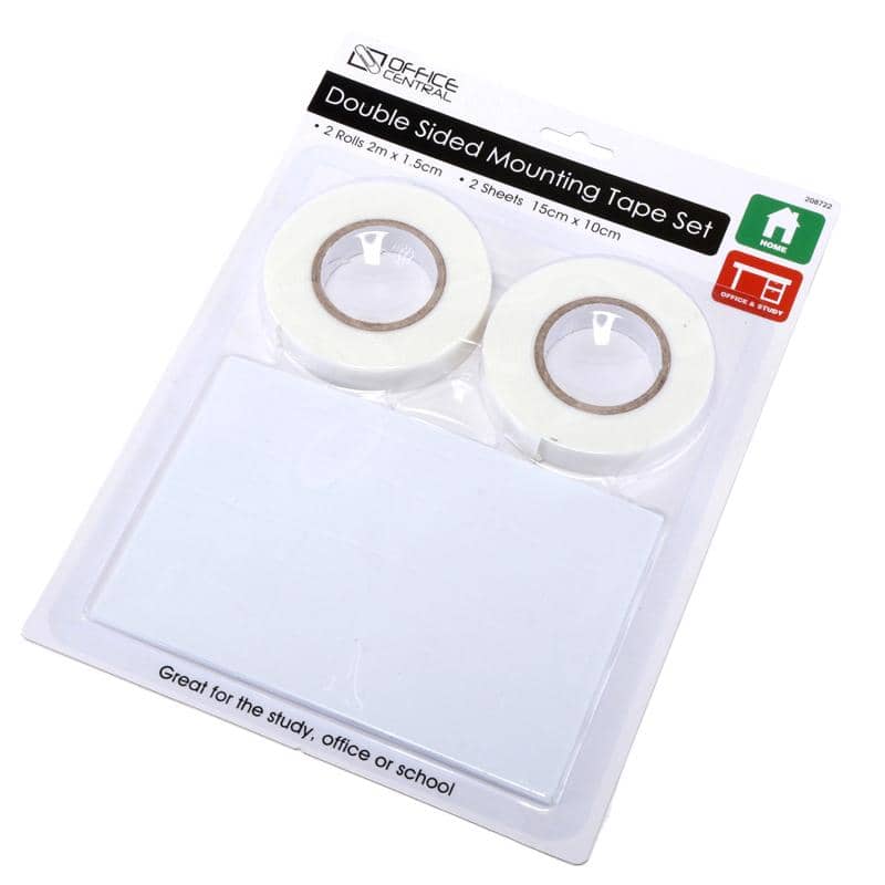 Double Sided Mounting Tape Set (2 Rolls And 2 Sheets) - Party Owls
